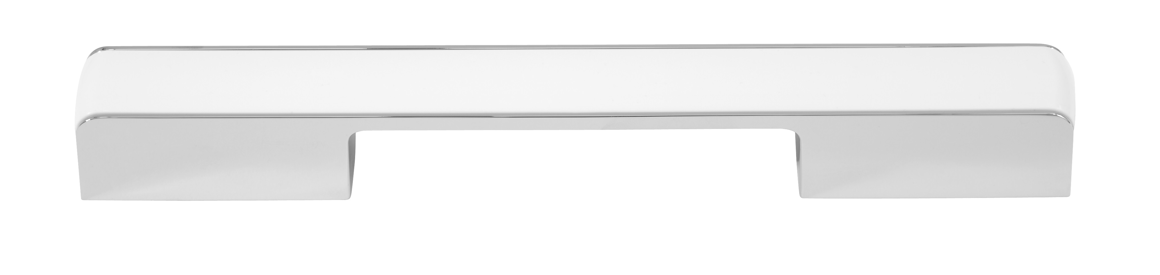 main image of White Gloss and Chrome handle 